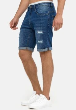INDICODE JEANSCUBA CADEN - Jeansshorts - Blau 10 INDICODE JEANSCUBA CADEN - Jeansshorts - Blau -Stilfulla Val Butik f424e4b737484c55b74851a40b736a56