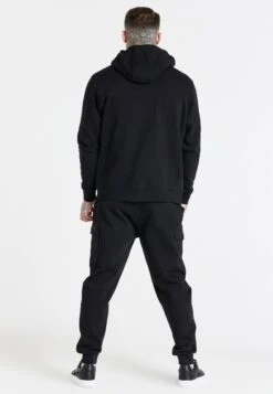 SIKSILKESSENTIAL FUNNEL HOODIE - Tröja Med Dragkedja - Black -Stilfulla Val Butik f5588eceec844946a8a99ca48185df11