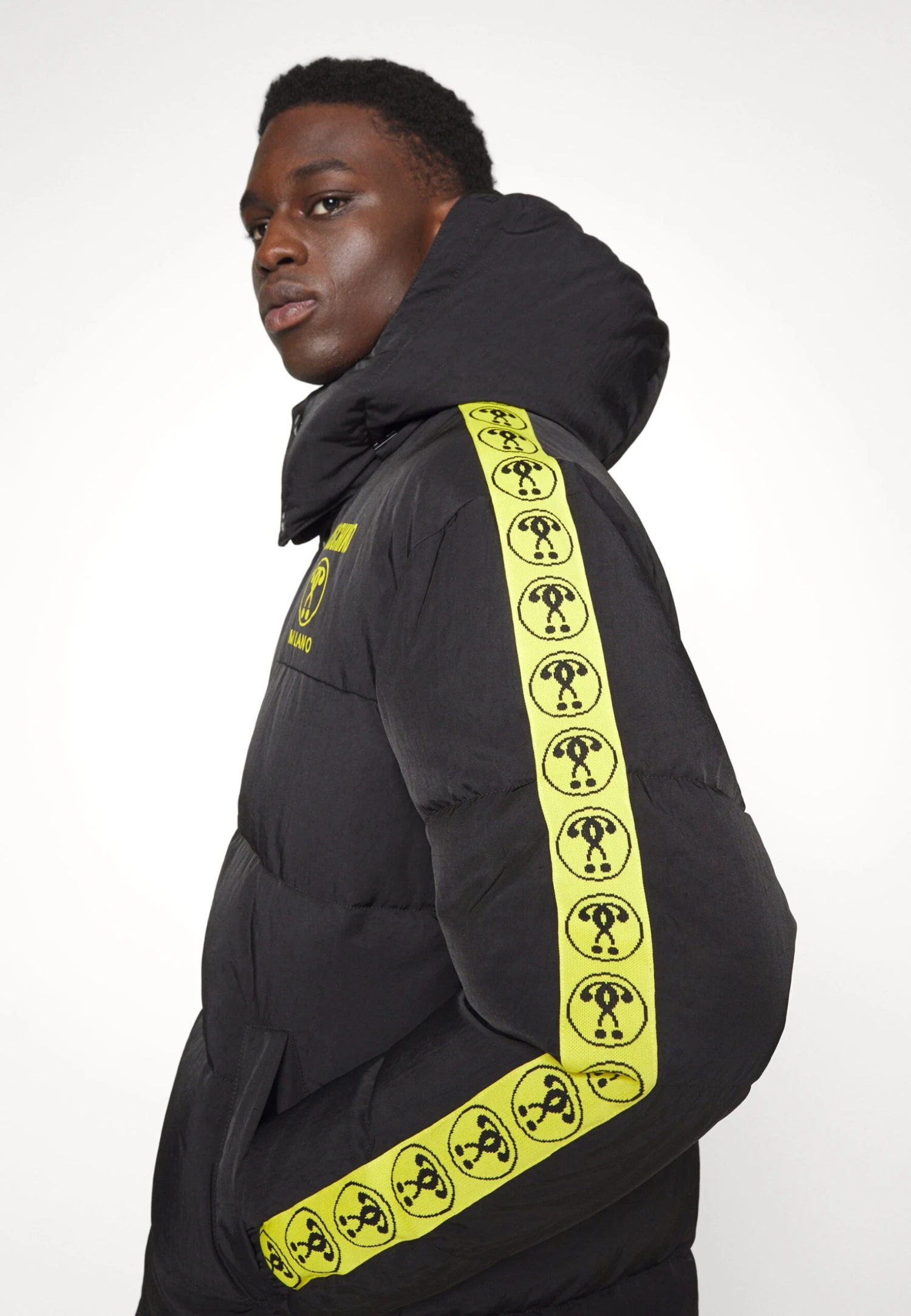 MOSCHINOLONG JACKET - Vinterkappa /-rock - Black 10 MOSCHINOLONG JACKET - Vinterkappa /-rock - Black - Bild 8