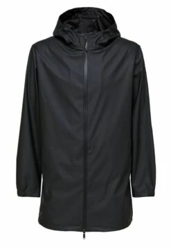 Selected HommeLONGLINE - Kort Kappa / Rock - Black -Stilfulla Val Butik f708e1e16f5a4127a9557fefe5a8b2ab