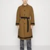 Neil BarrettREVERSIBLE - Trenchcoat - Black/khaki -Stilfulla Val Butik f7b386925a1b42b096cc42d83e625927