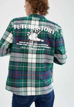 DeFactoREGULAR FIT - Skjorta - Blue -Stilfulla Val Butik f8b9c5839af144b5baf4c7aa8bd235c5