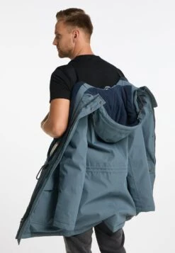 MoMIMO - Vinterkappa /-rock - Blaugrau -Stilfulla Val Butik f8d2252b40b446dd8c456acbaa7cf300