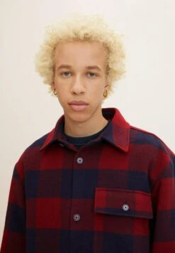 TOM TAILOR DENIMKort Kappa / Rock - Burgundy Navy Big Vichy Check 12 TOM TAILOR DENIMKort Kappa / Rock - Burgundy Navy Big Vichy Check -Stilfulla Val Butik fa82710281524766bcf4f1de565eadb5