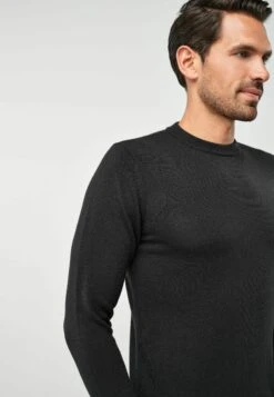 NextSOFT TOUCH CREW NECK - Stickad Tröja - Black -Stilfulla Val Butik fa8ce1ef2a074a8eb525bff08c356961