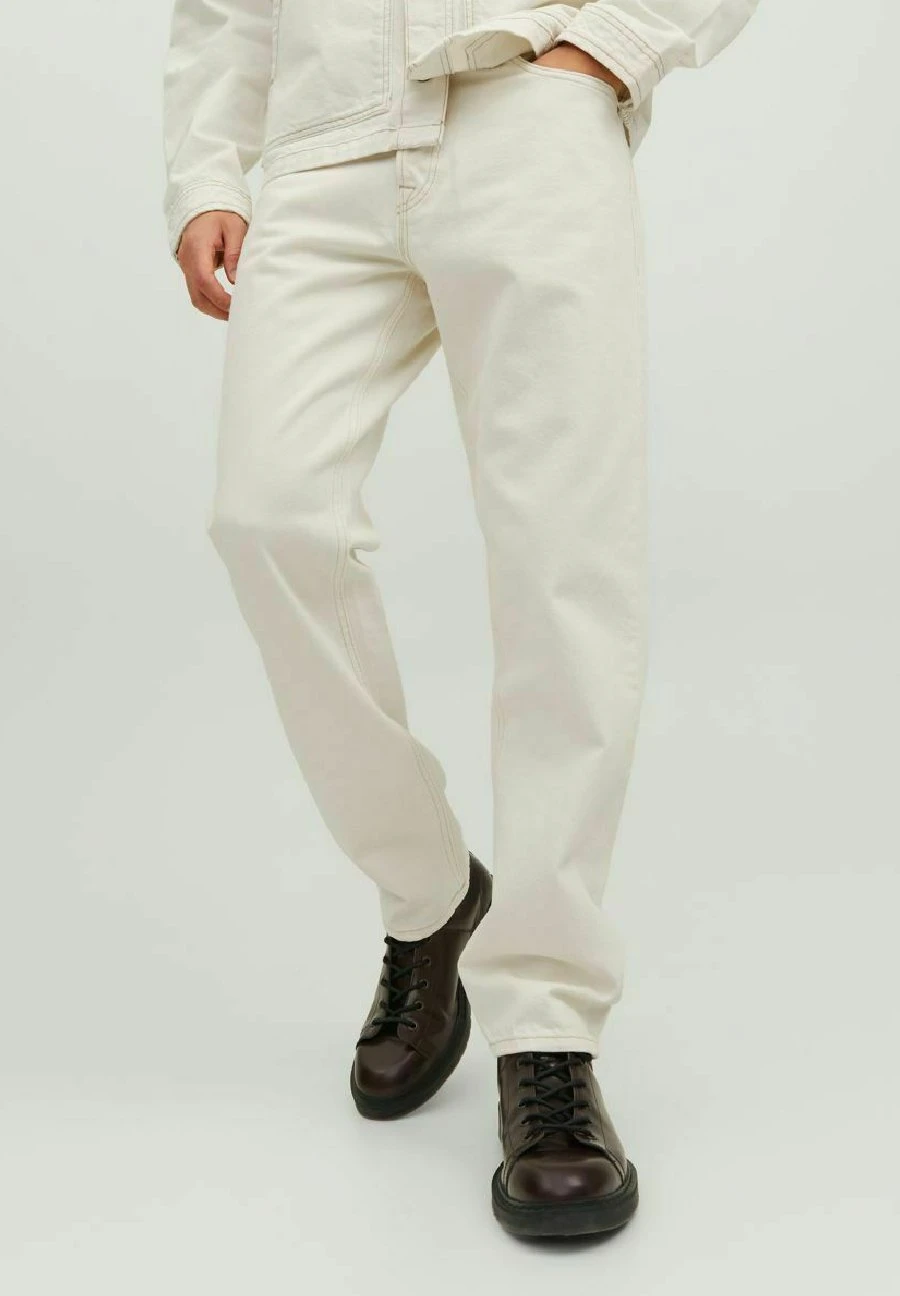Jack & JonesCHRIS ORIGINAL - Jeans Straight Leg - Ecru 3 Jack & JonesCHRIS ORIGINAL - Jeans Straight Leg - Ecru