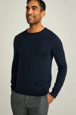 BläckStickad Tröja - Dark Sapphire