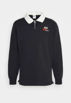 Nike SportswearTREND RUGBY - Sweatshirt - Black/sail -Stilfulla Val Butik fbb98d0bd9bd4cccb78f857413c4c162