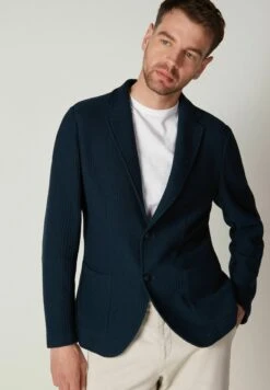 FalconeriMIT ZOPFMUSTER - Kavaj - Light Blue